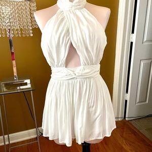 Debbie Dabble White Romper